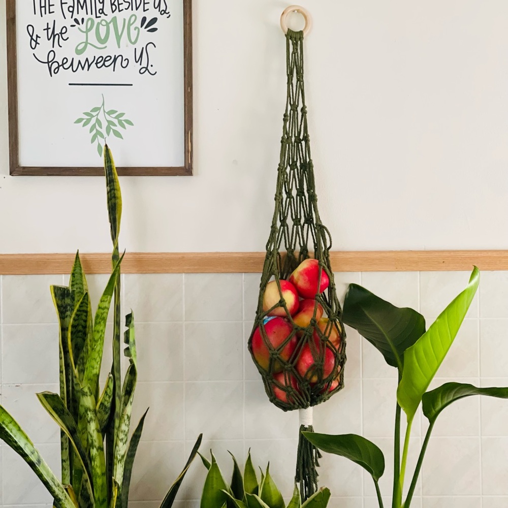 Handmade Macrame Fruit/Veggie Hanger